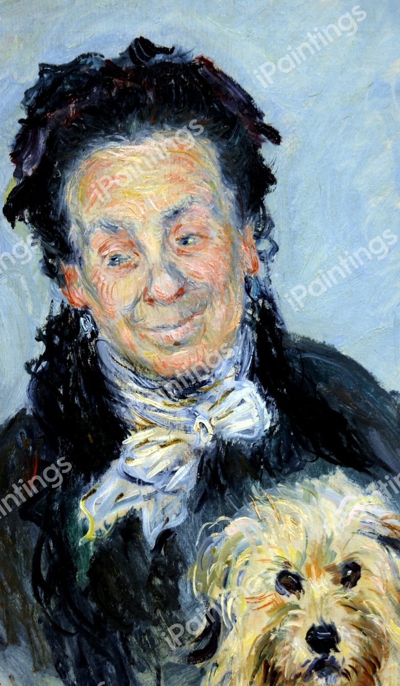 Portrait of Eugenie Graff (Madame Paul). The painting by Claude Monet