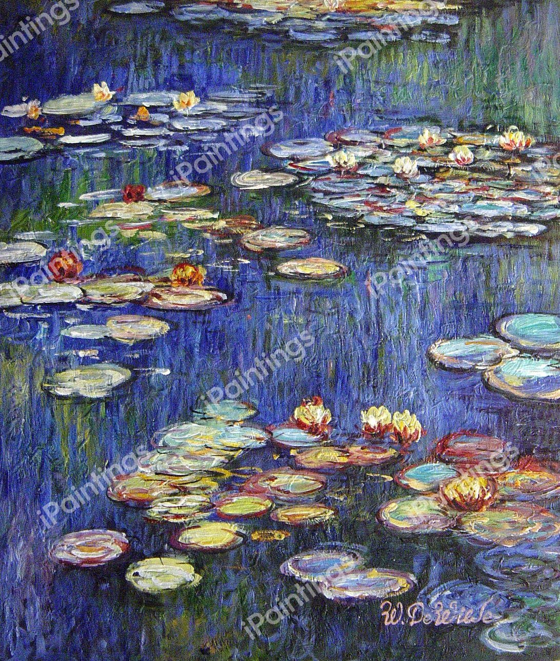 Red Water-Lilies. The painting by Claude Monet