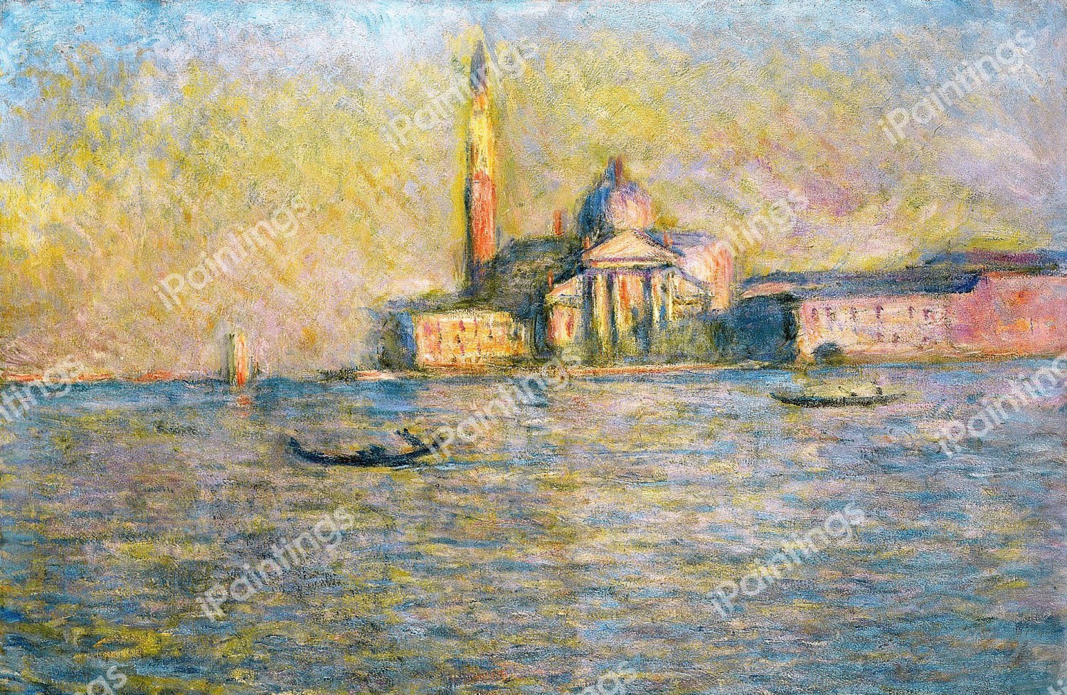 San Giorgio Maggiore 3. The painting by Claude Monet