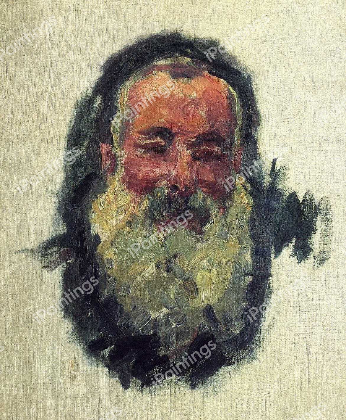 Self Portrait, Claude Monet. The painting by Claude Monet