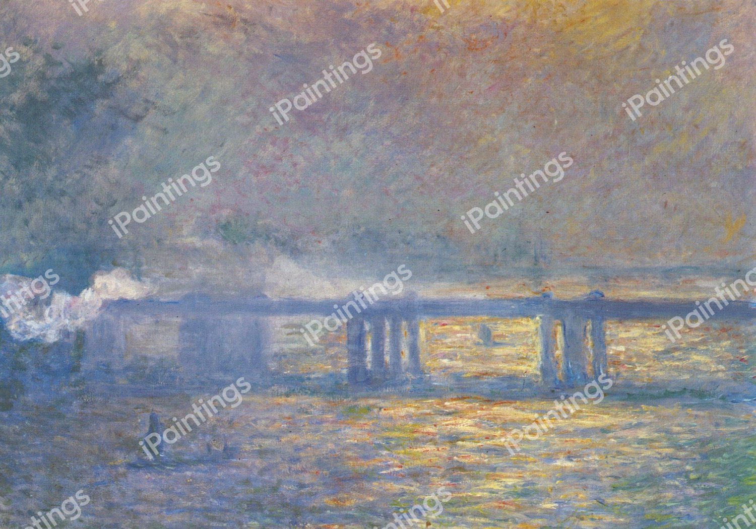 The Charing Cross Bridge, 1903. The painting by Claude Monet
