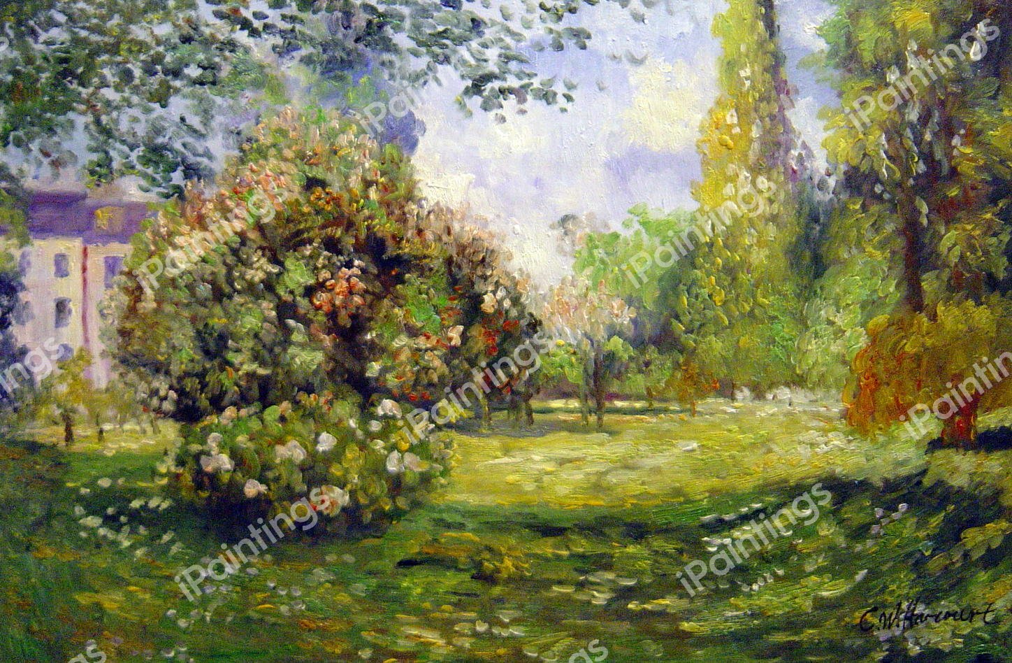 Claude Monet Gemälde Park Monceau Paris 