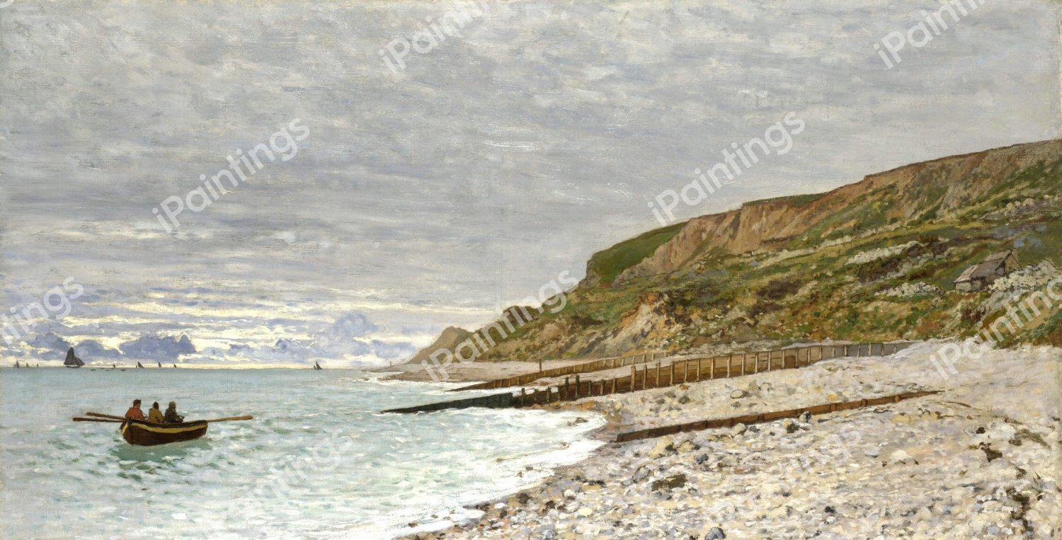 The Pointe of Heve. The painting by Claude Monet