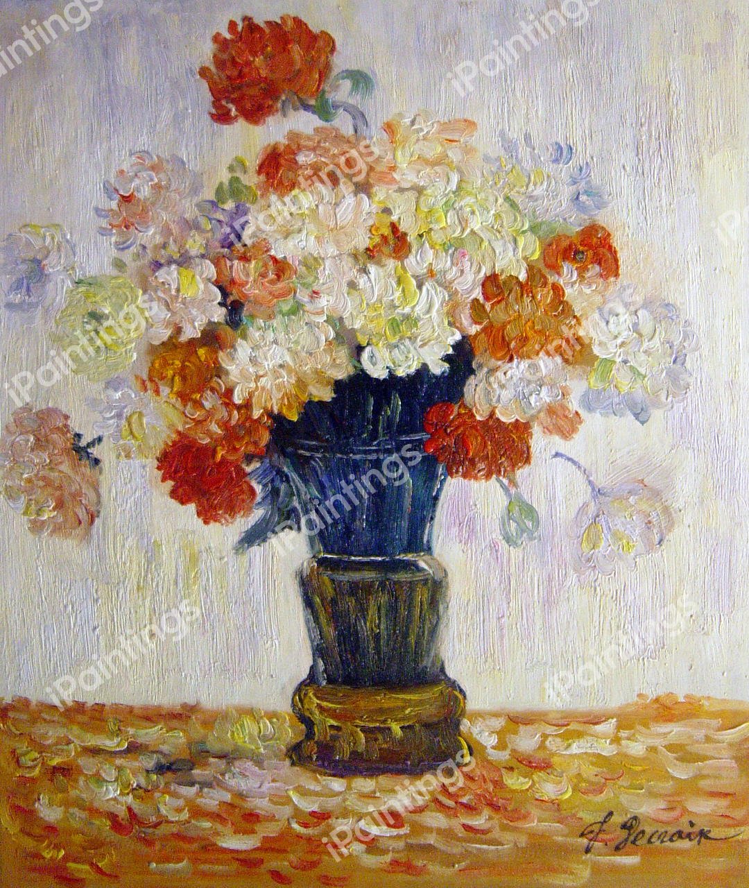 Vase Of Peonies. The painting by Claude Monet