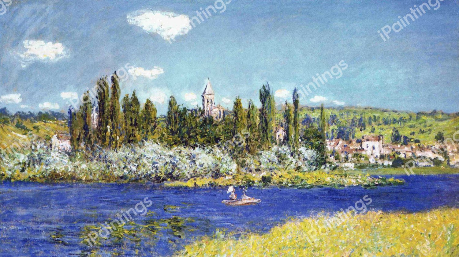 Vetheuil 1. The painting by Claude Monet