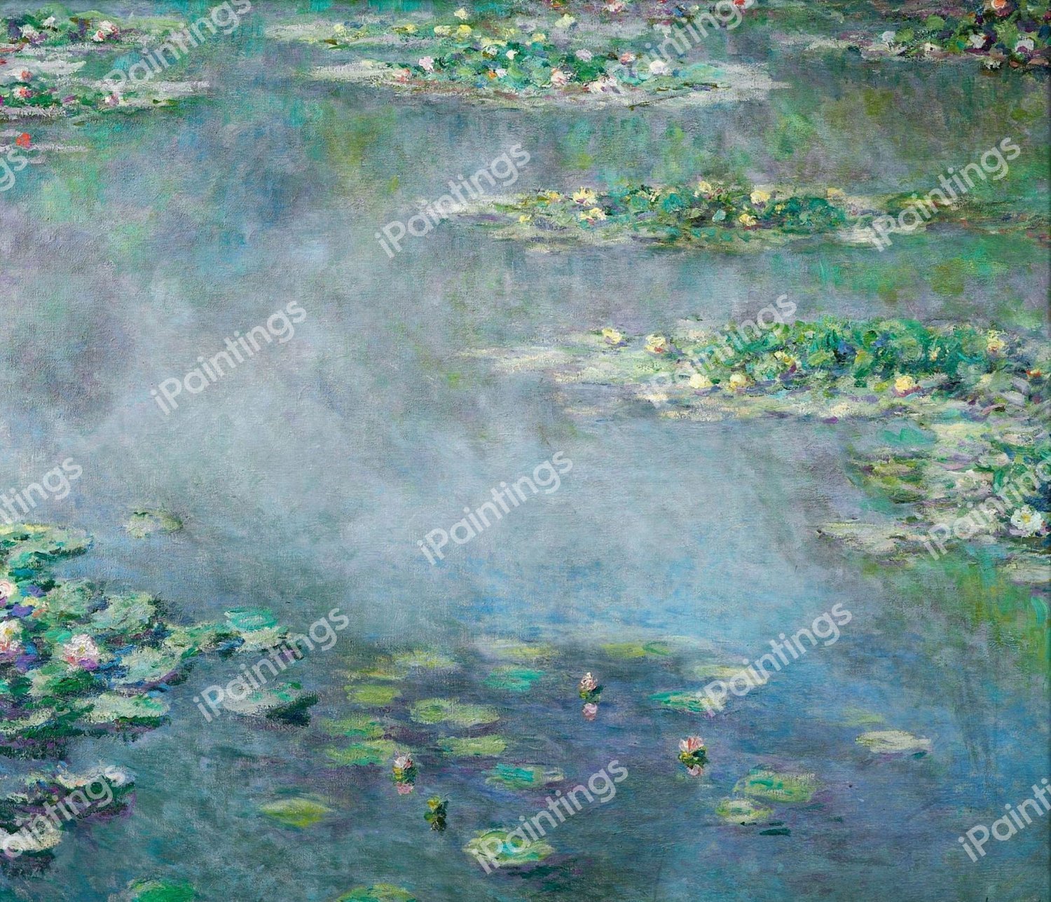 Water Lilies 1, 1906-08. The painting by Claude Monet