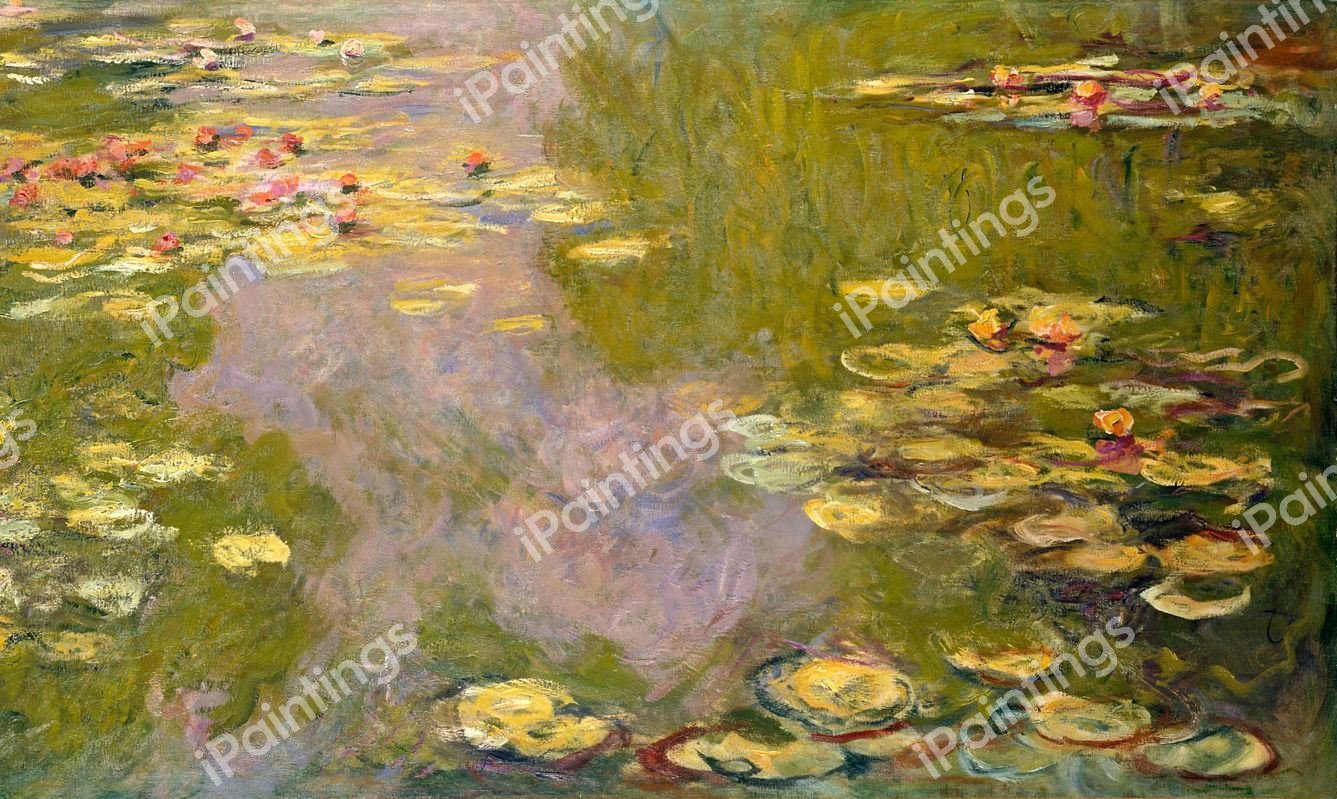 Water Lilies 12, 1919. The painting by Claude Monet