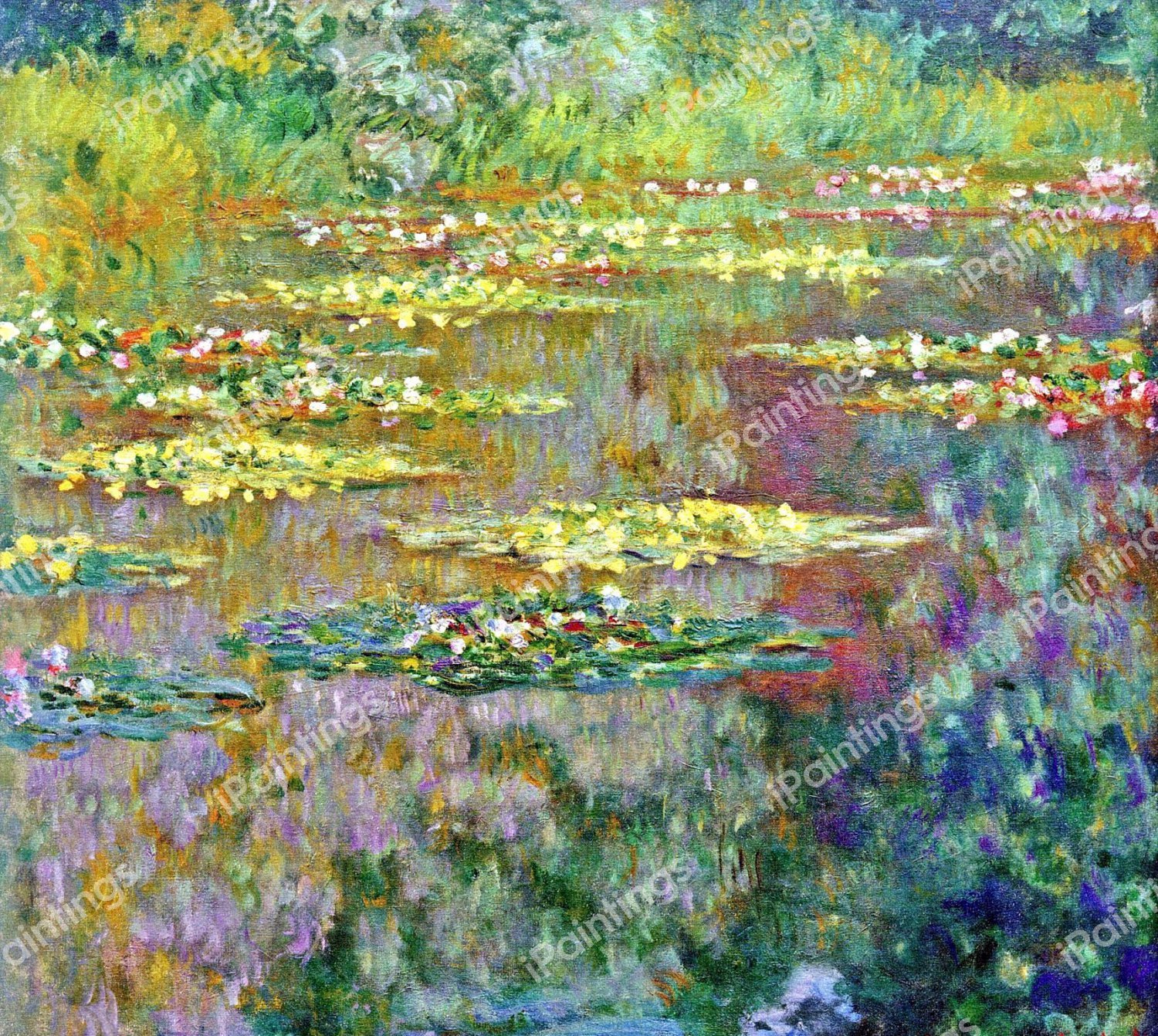 Water Lilies, 1904. The painting by Claude Monet