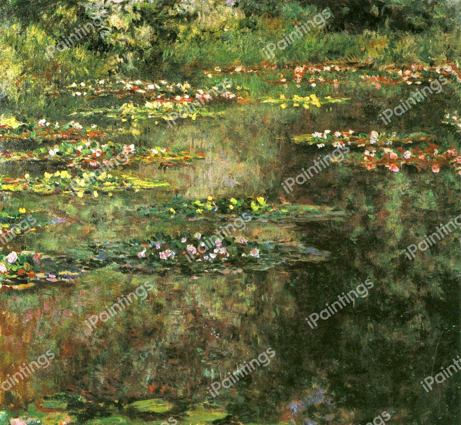 Water Lilies, 1904. The painting by Claude Monet