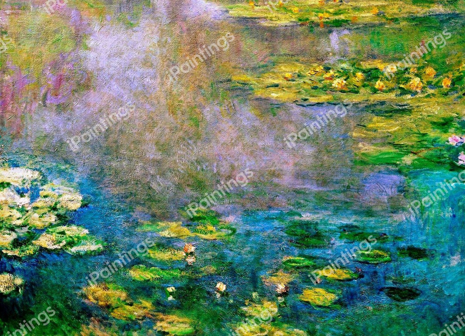 Water Lilies, 1906-07. The painting by Claude Monet