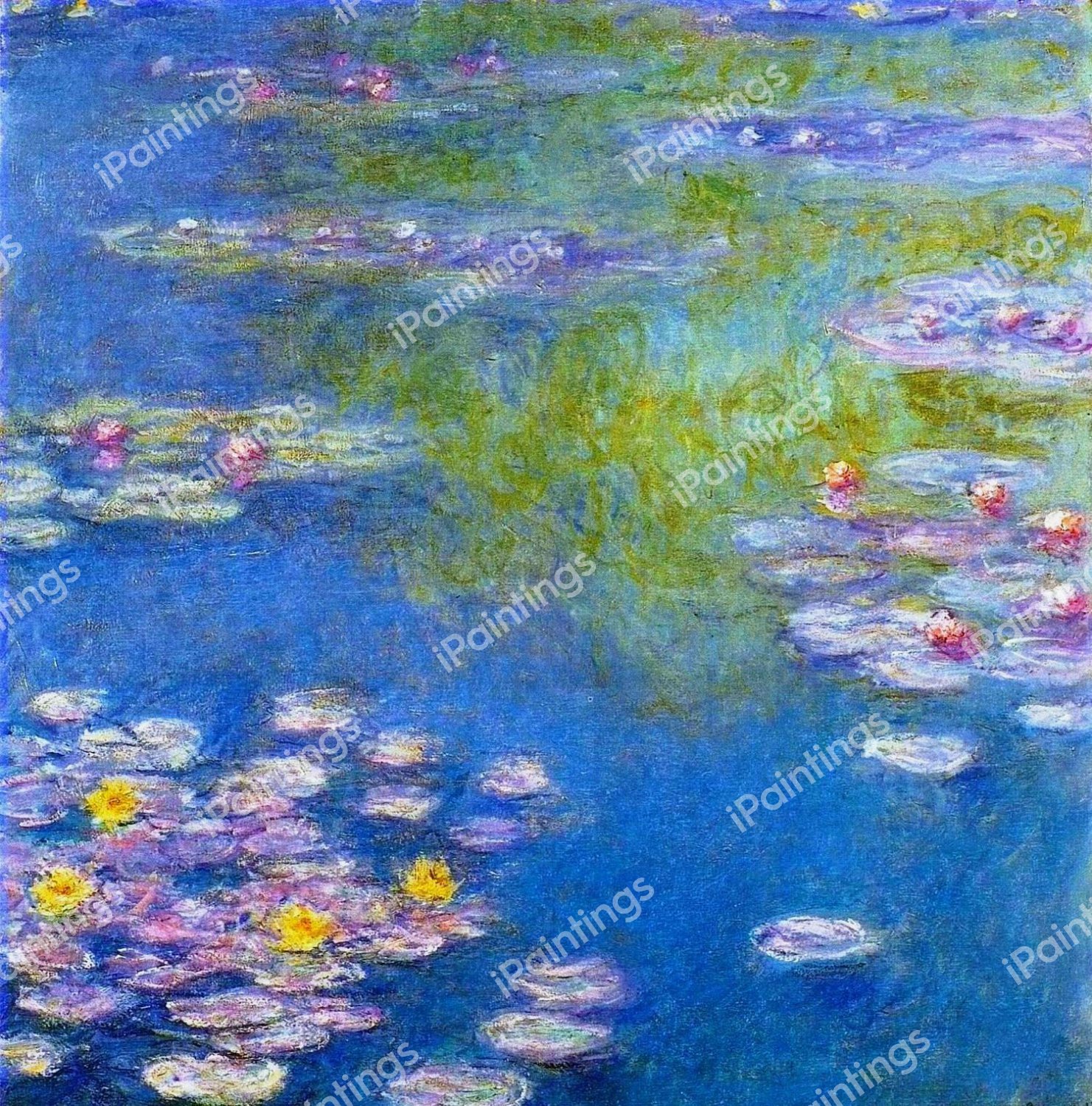 Water Lilies, 1908. The painting by Claude Monet