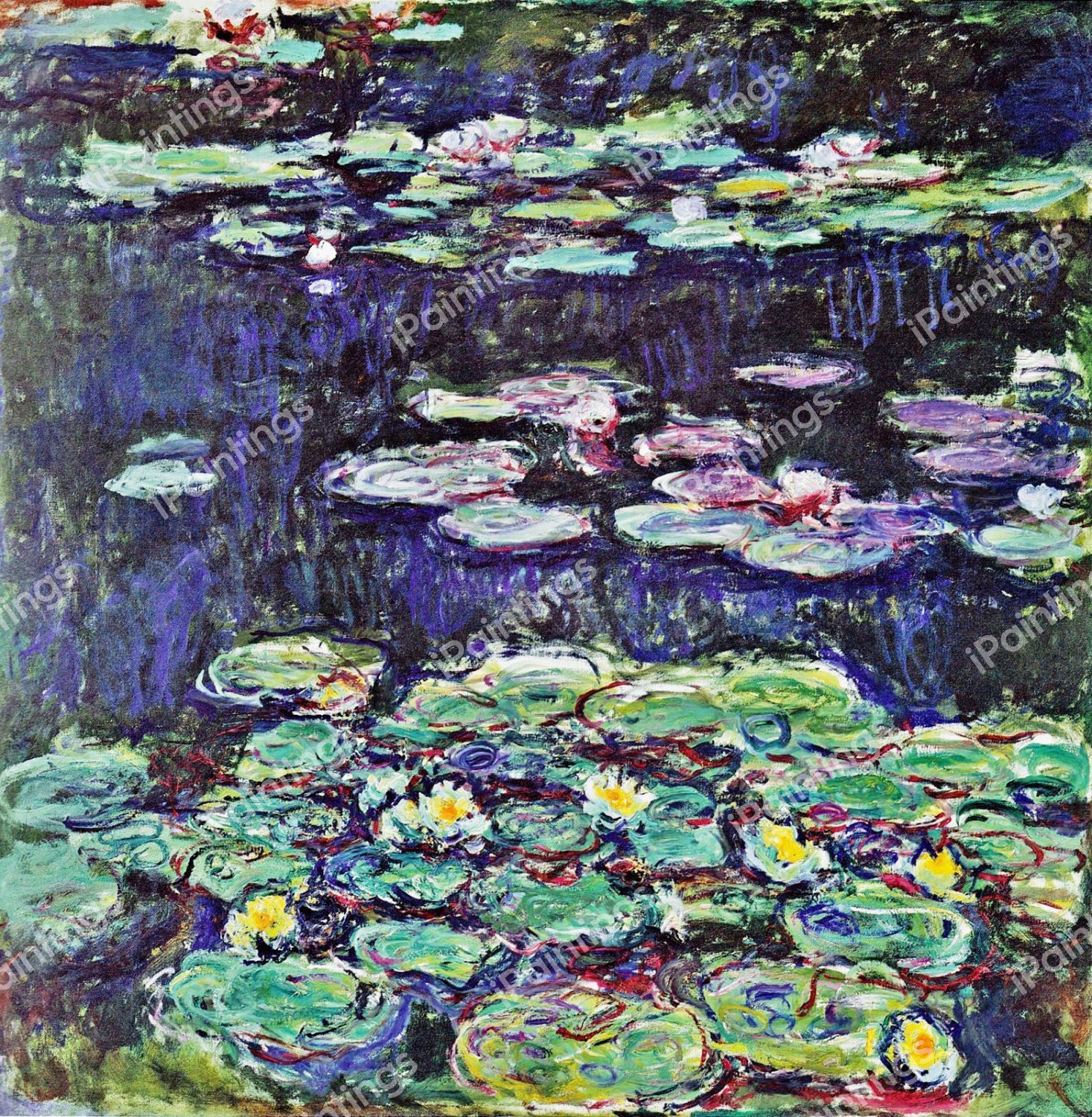 Water lilies картина кто нарисовал