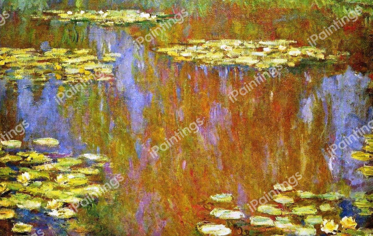 Water Lilies 2, 1905. The painting by Claude Monet