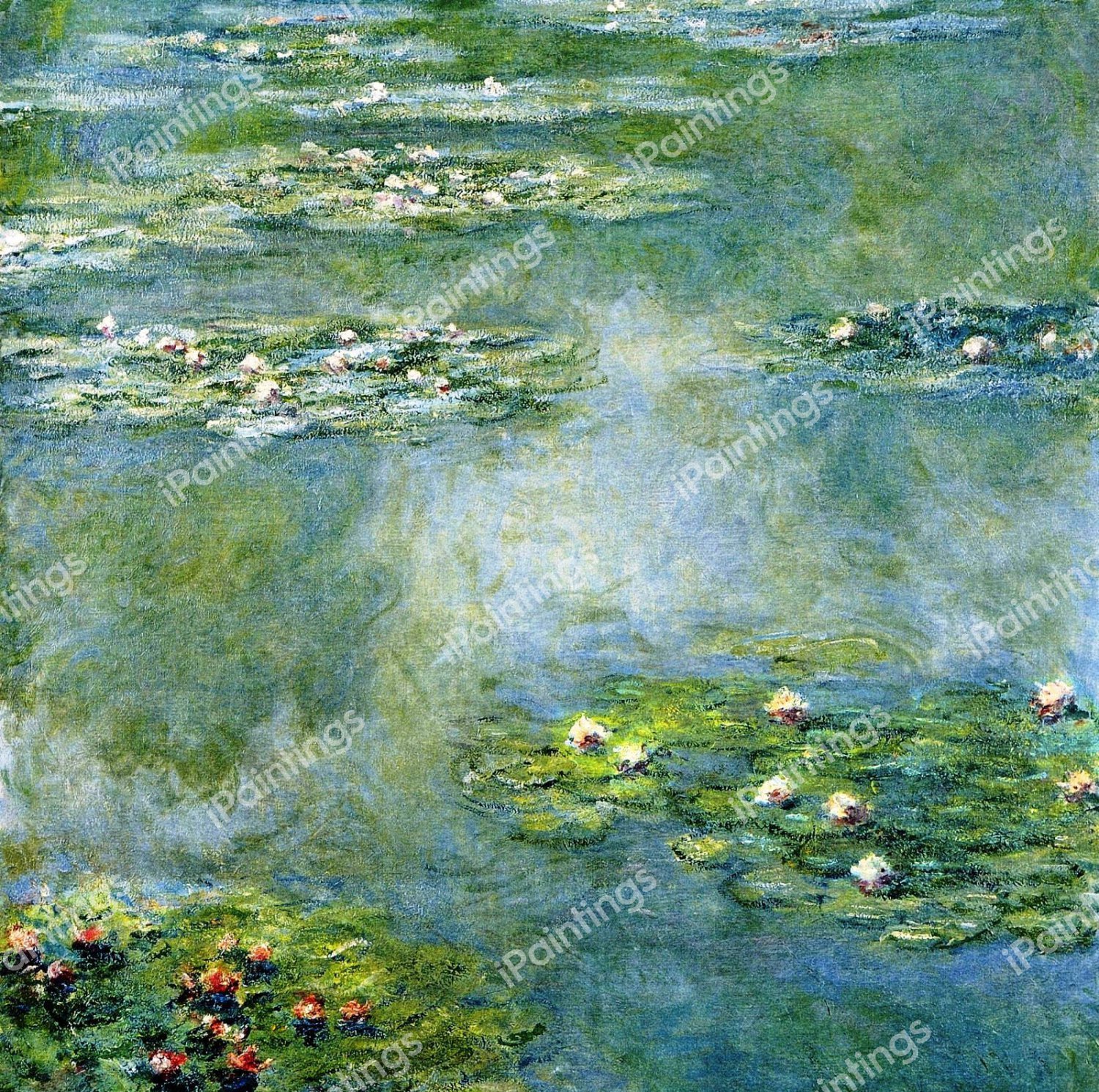 Water Lilies 5, 1907. The painting by Claude Monet
