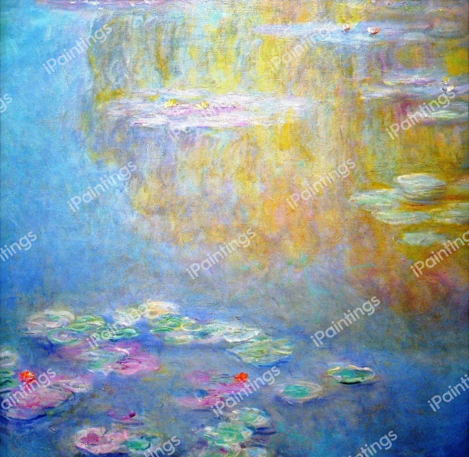 Water Lilies 6, 1908. The painting by Claude Monet