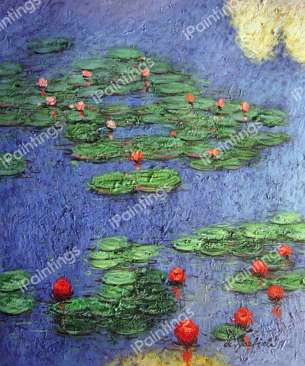 Water-Lilies. The painting by Claude Monet