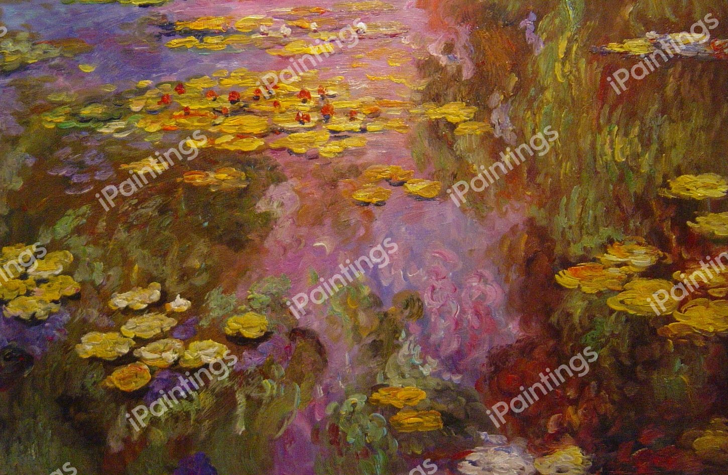 Water Lilies. The painting by Claude Monet