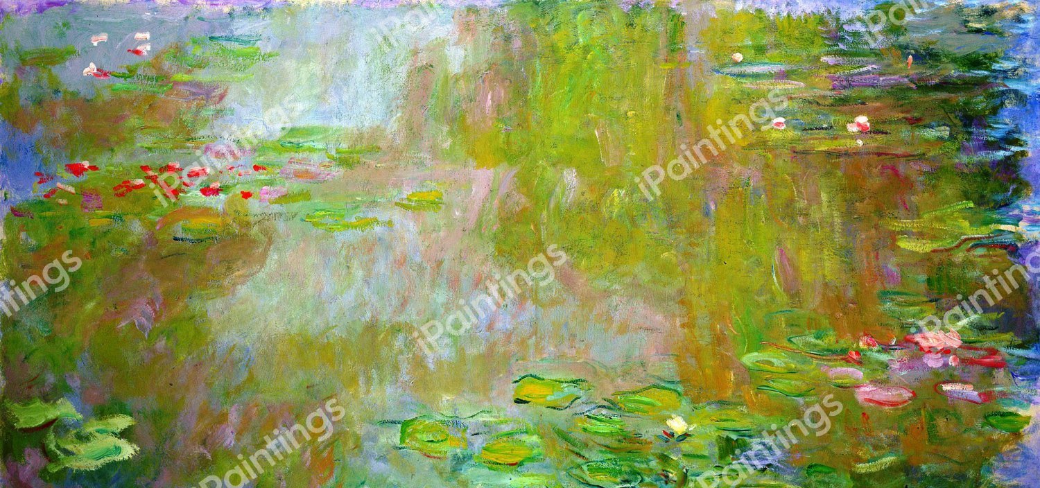 Water Lily Pond, 1917. The painting by Claude Monet