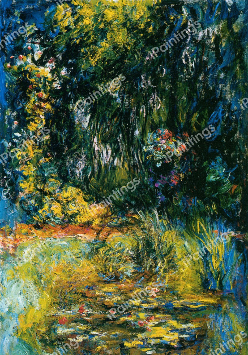 Water Lily Pond, 1918. The painting by Claude Monet