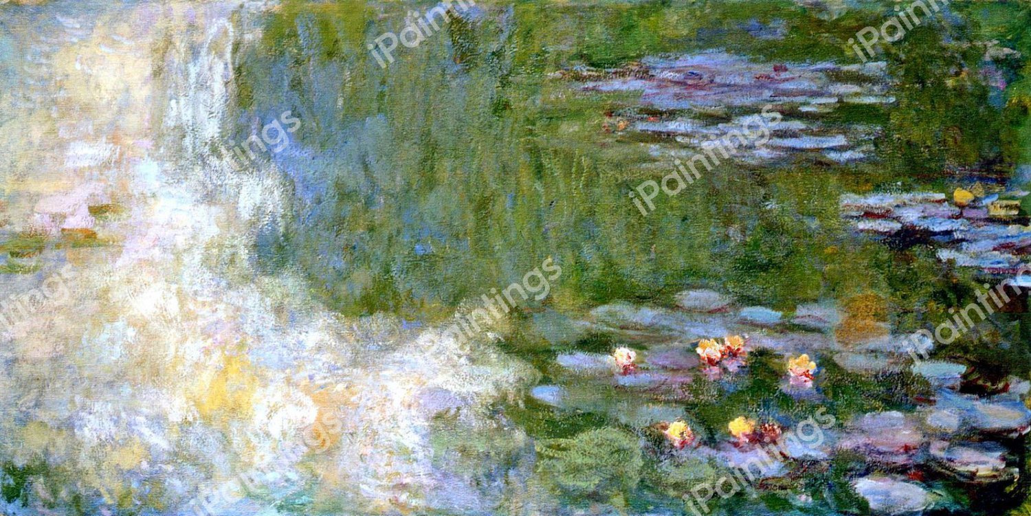 Water Lily Pond 3, 1917-1919. The painting by Claude Monet