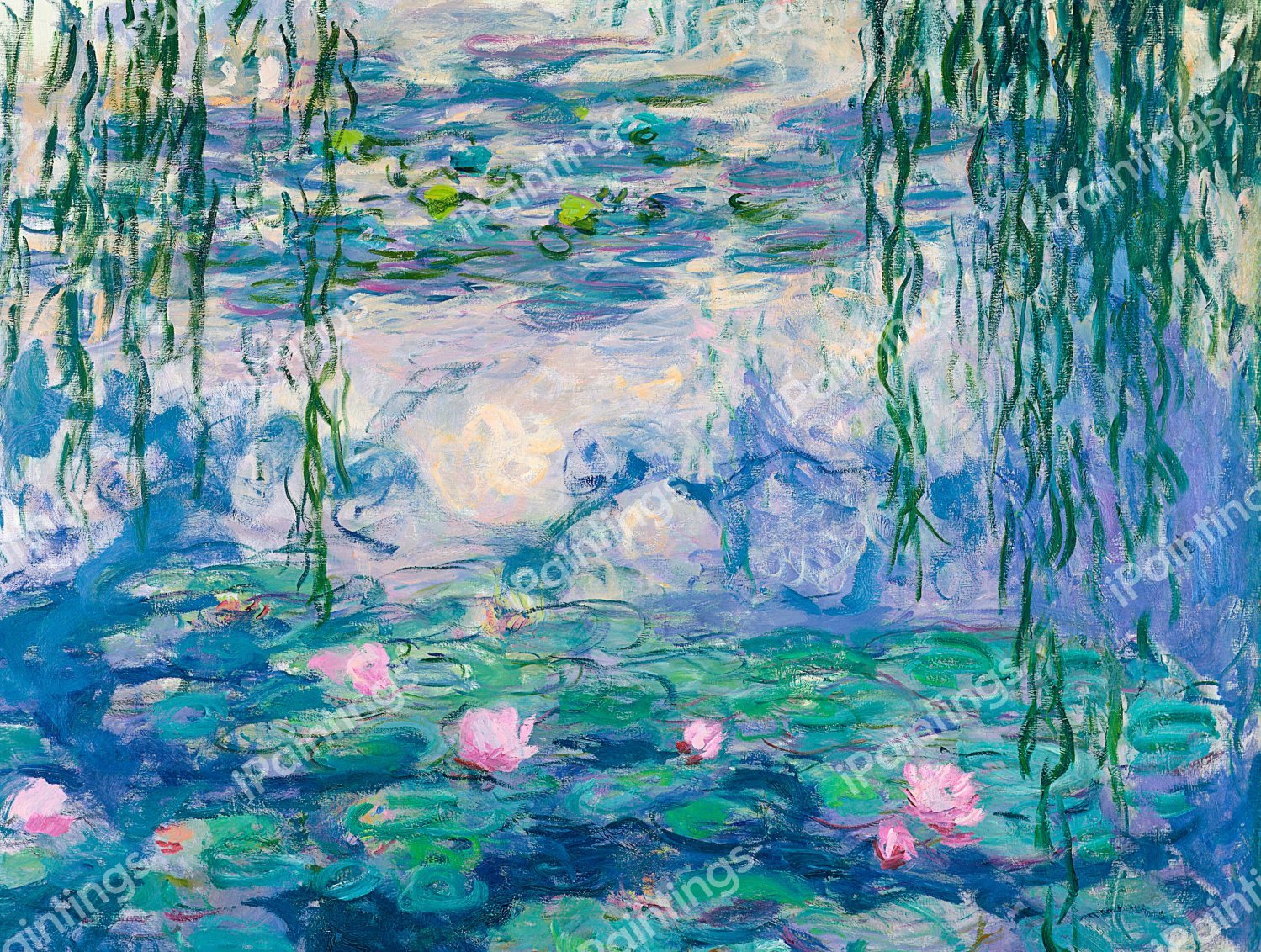 Waterlilies Nympheas Painting By Claude Monet Reproduction IPaintings Com