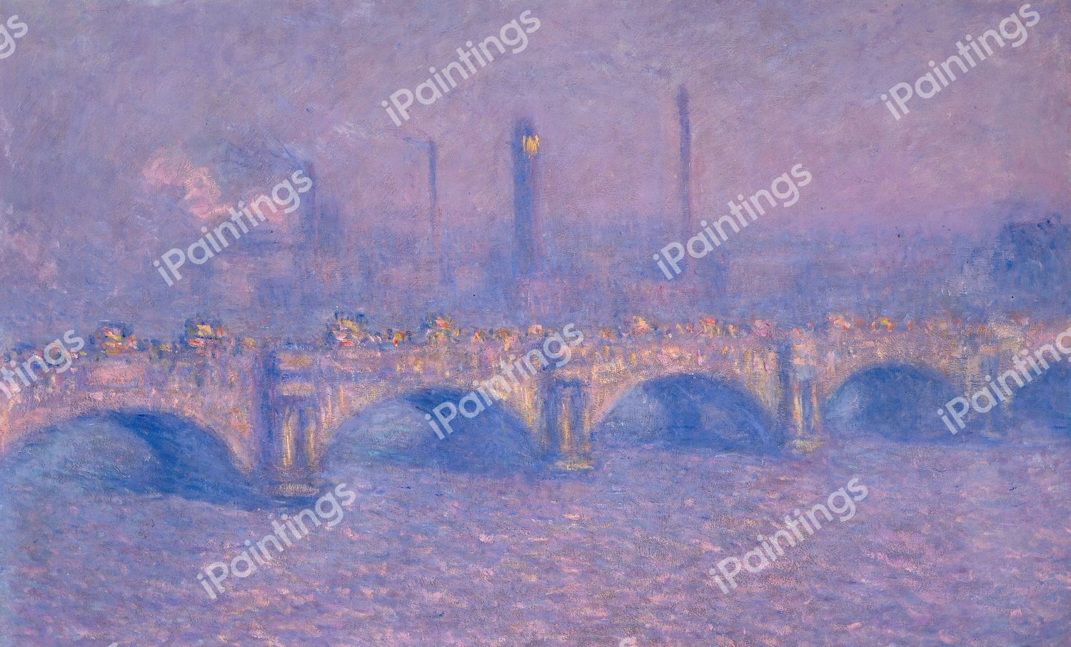 Waterloo Bridge, 1903. The painting by Claude Monet