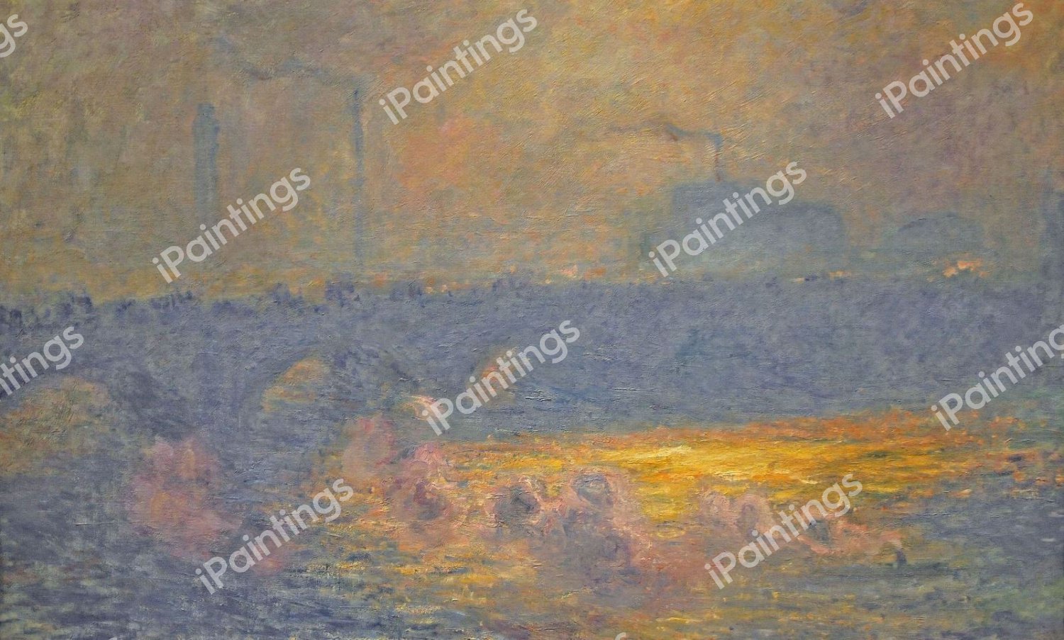 Waterloo Bridge, 1903. The painting by Claude Monet