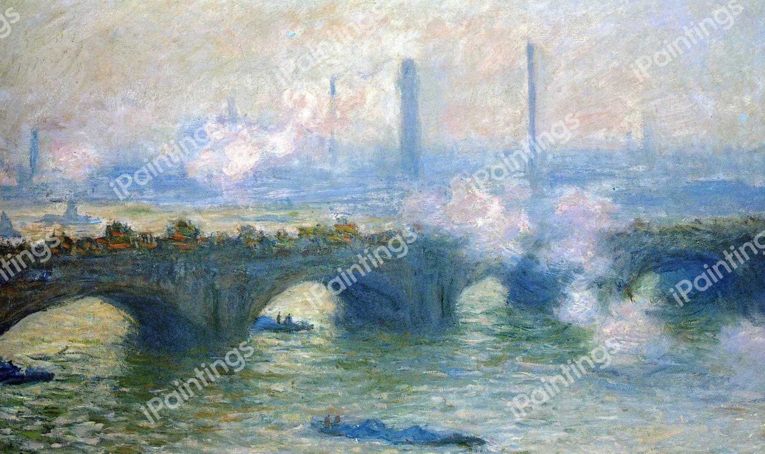 Waterloo Bridge, London, 1903. The painting by Claude Monet