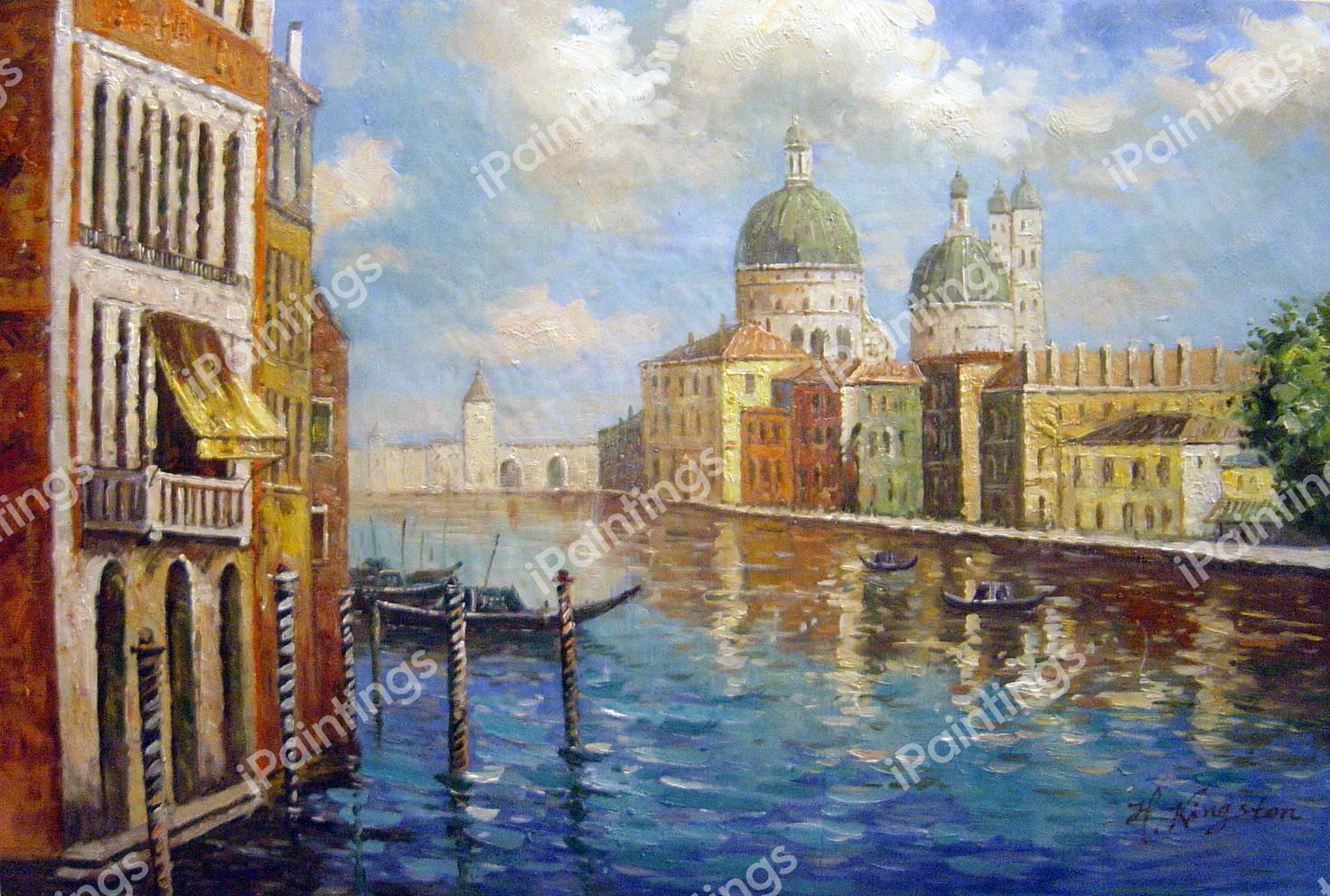A View Of Venice. The painting by Colin Campbell Cooper