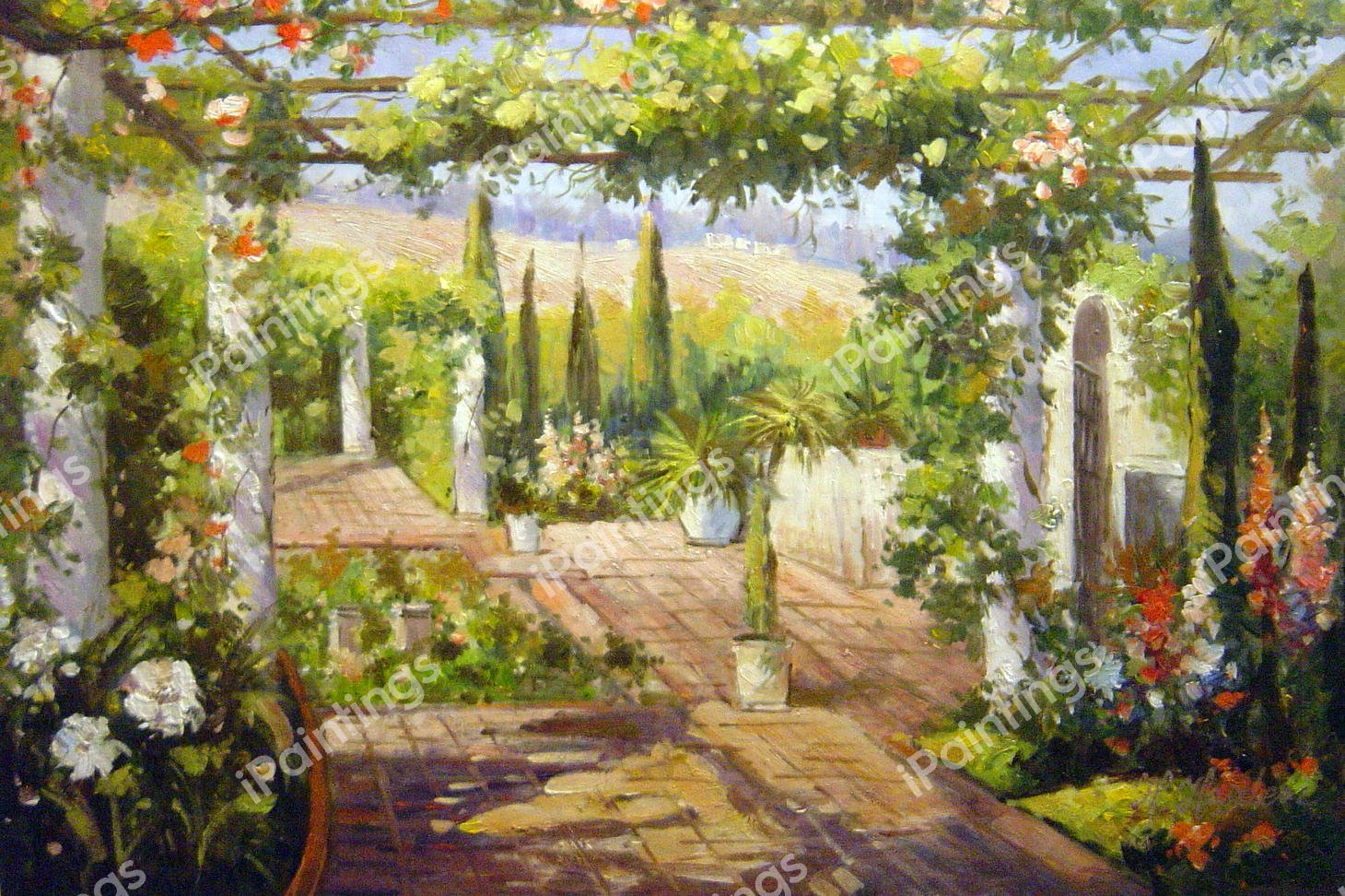 Samarkand, Santa Barbara. The painting by Colin Campbell Cooper