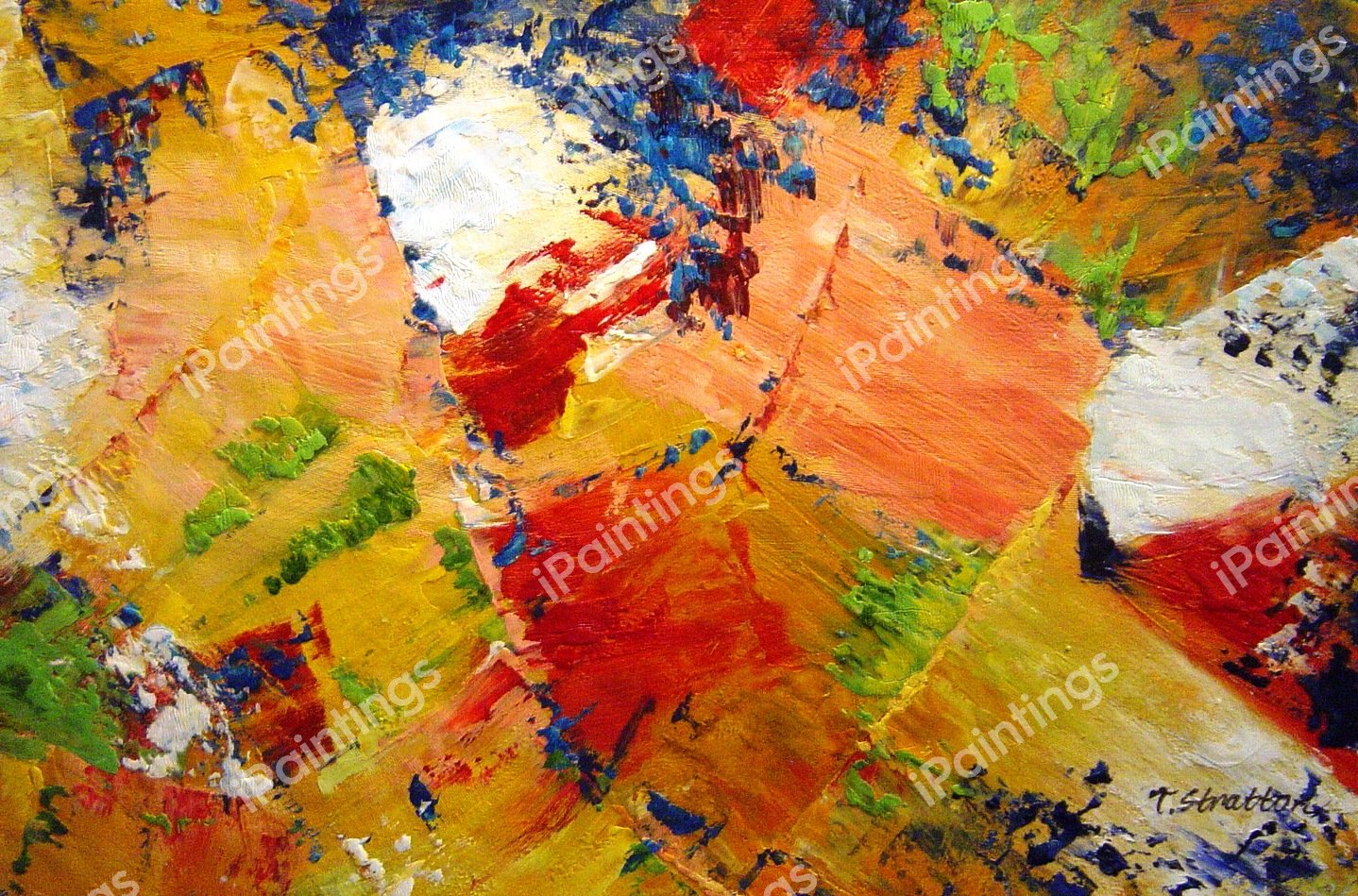 Colorful Artistic Abstract Painting by Our Original Reproduction