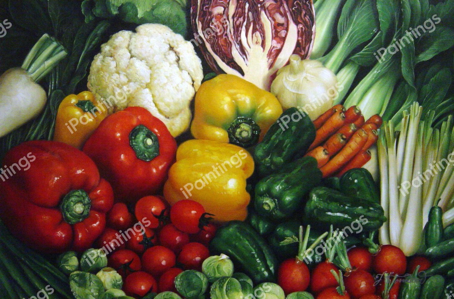 Colorful Veggies. The painting by Our Originals