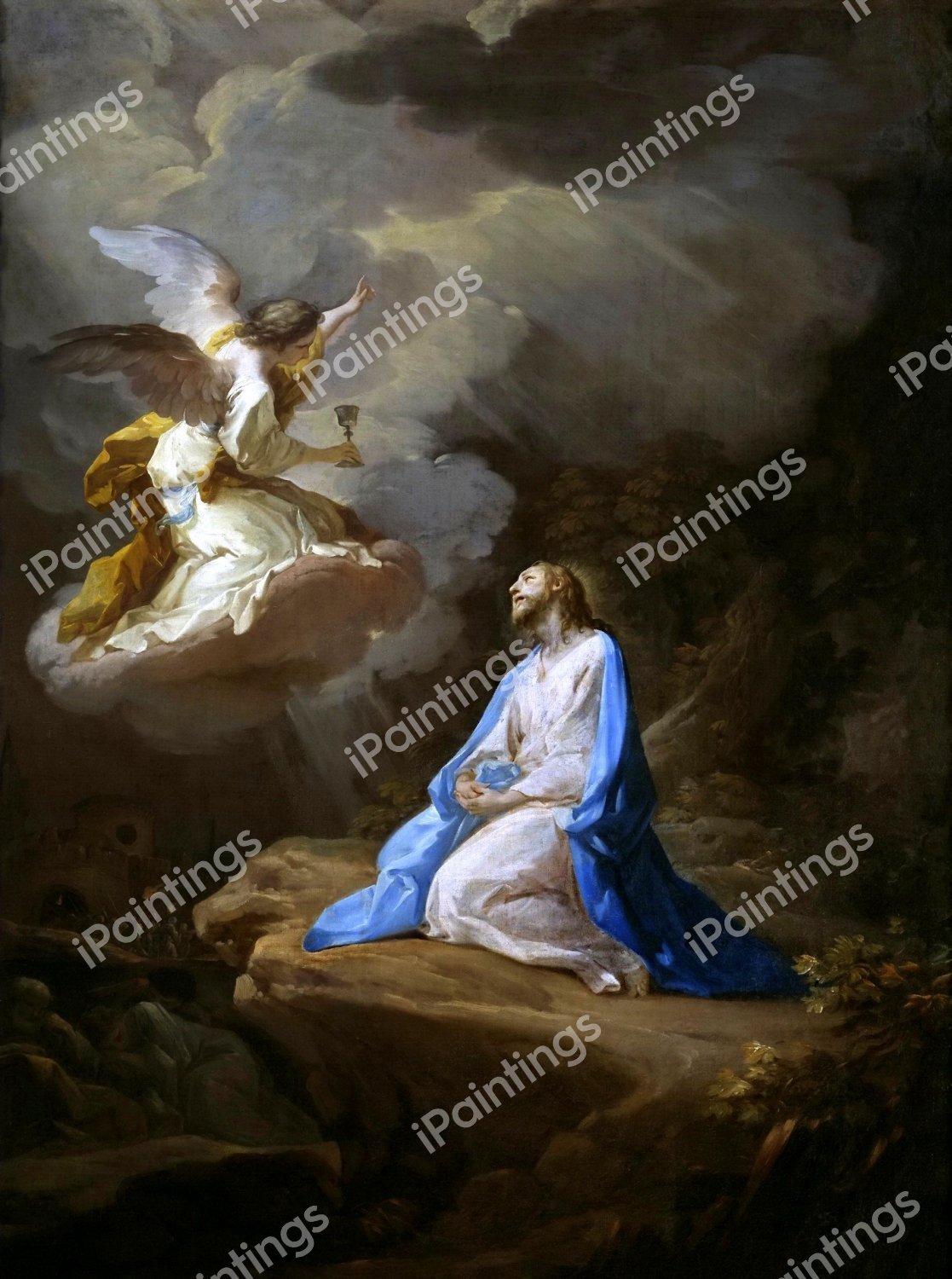 Agony in the Garden. The painting by Corrado Giaquinto