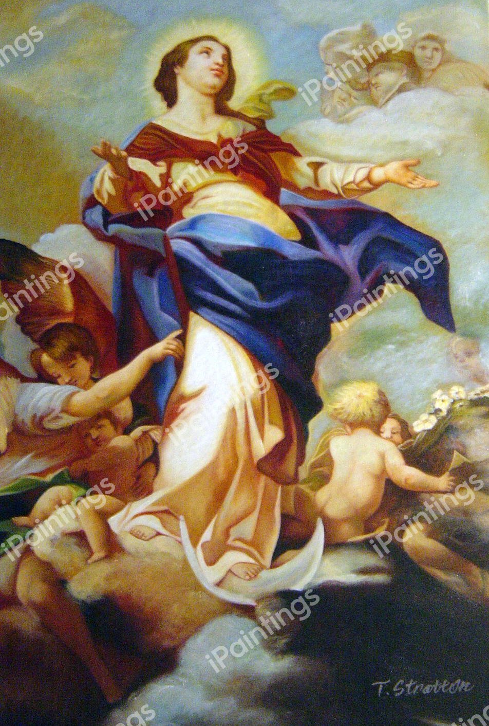 The Immaculate Conception. The painting by Corrado Giaquinto