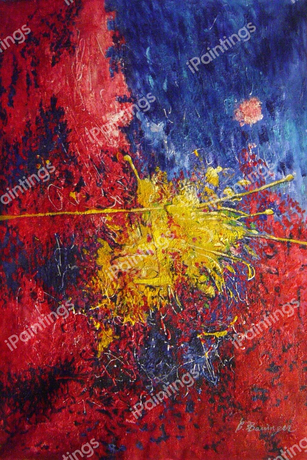 Cosmic Burst. The painting by Our Originals