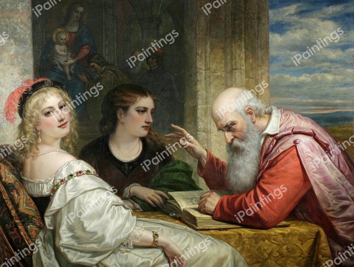 Sowing the Word. The painting by Daniel Huntington