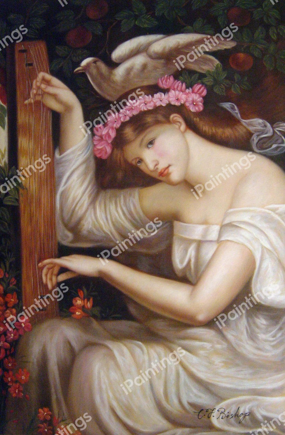 A Sea Spell. The painting by Dante Gabriel Rossetti