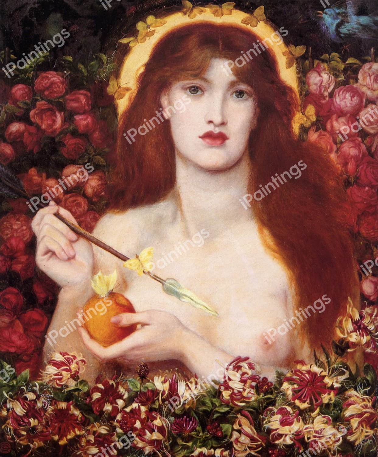 Venus Verticordia. The painting by Dante Gabriel Rossetti