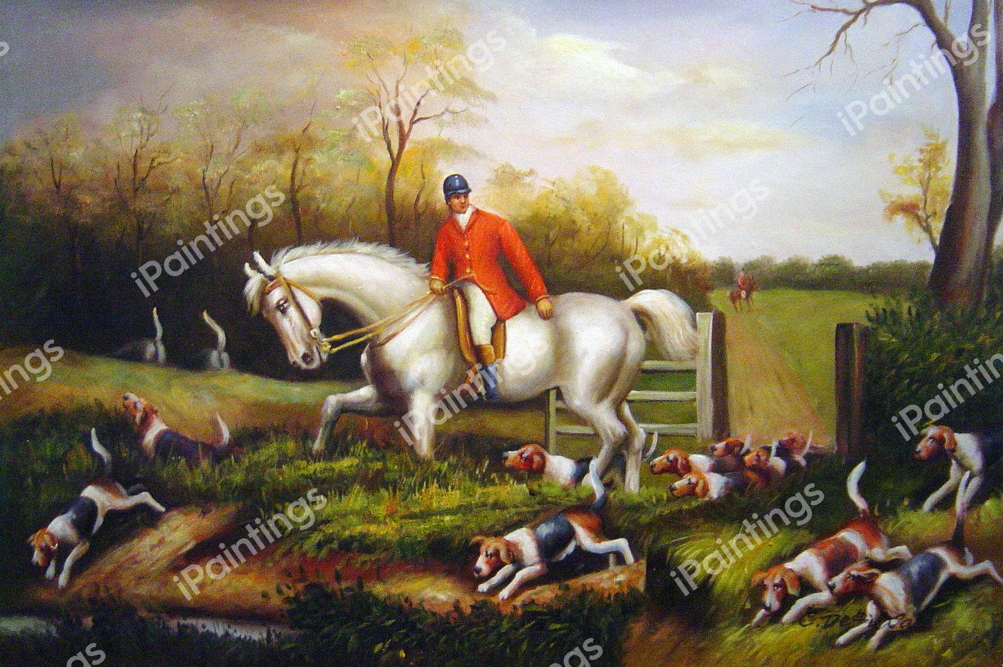 The Huntsman. The painting by David Dalby