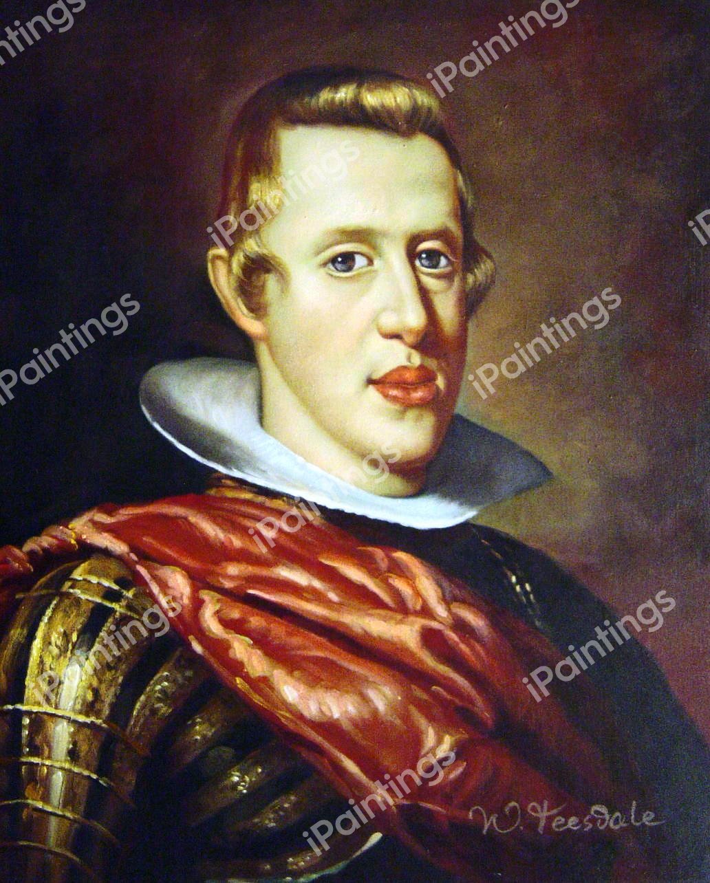 Philip The IV In Armor. The painting by Diego Velazquez