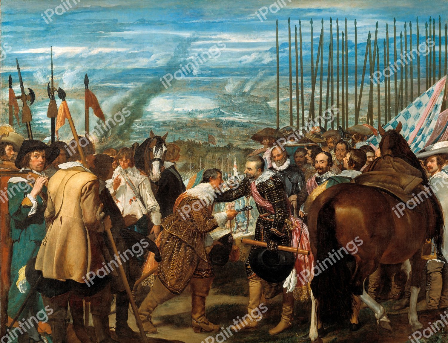 The Surrender of Breda. The painting by Diego Velazquez