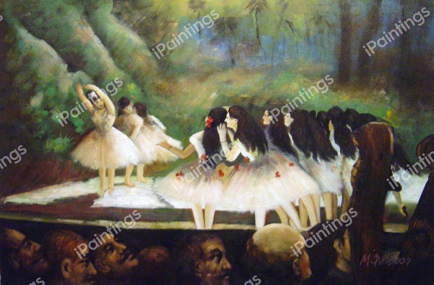 Ballet Of The Paris Opera. The painting by Edgar Degas
