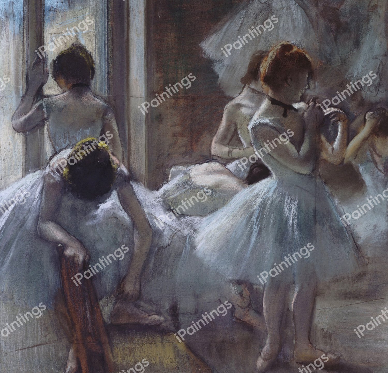 Dancers, 1884-85. The painting by Edgar Degas