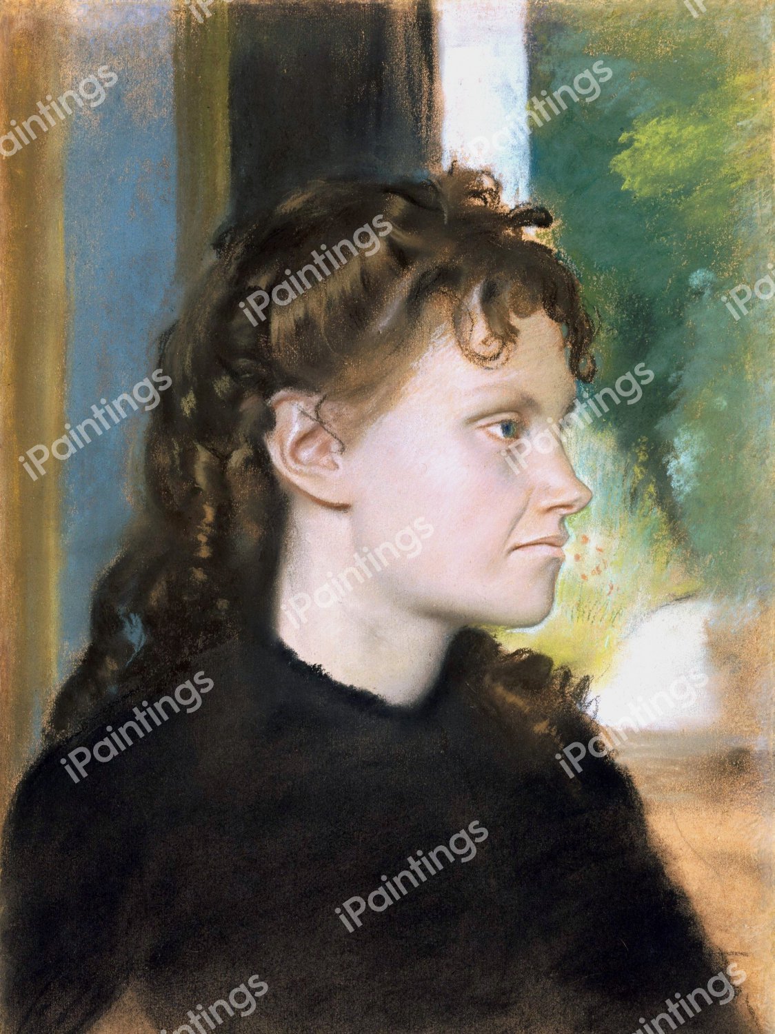 Madame Theodore Gobillard, 1869. The painting by Edgar Degas