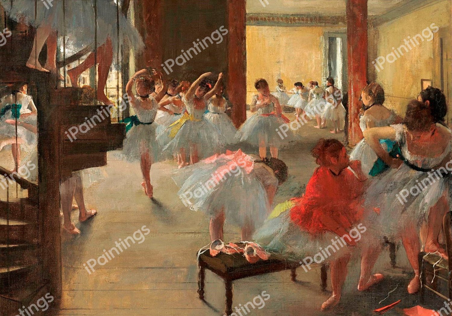 The Dance Class. The painting by Edgar Degas