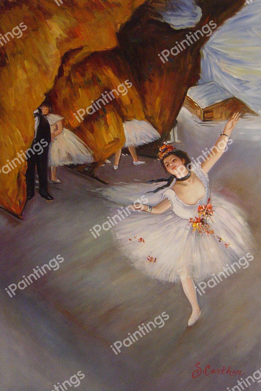 The Star. The painting by Edgar Degas