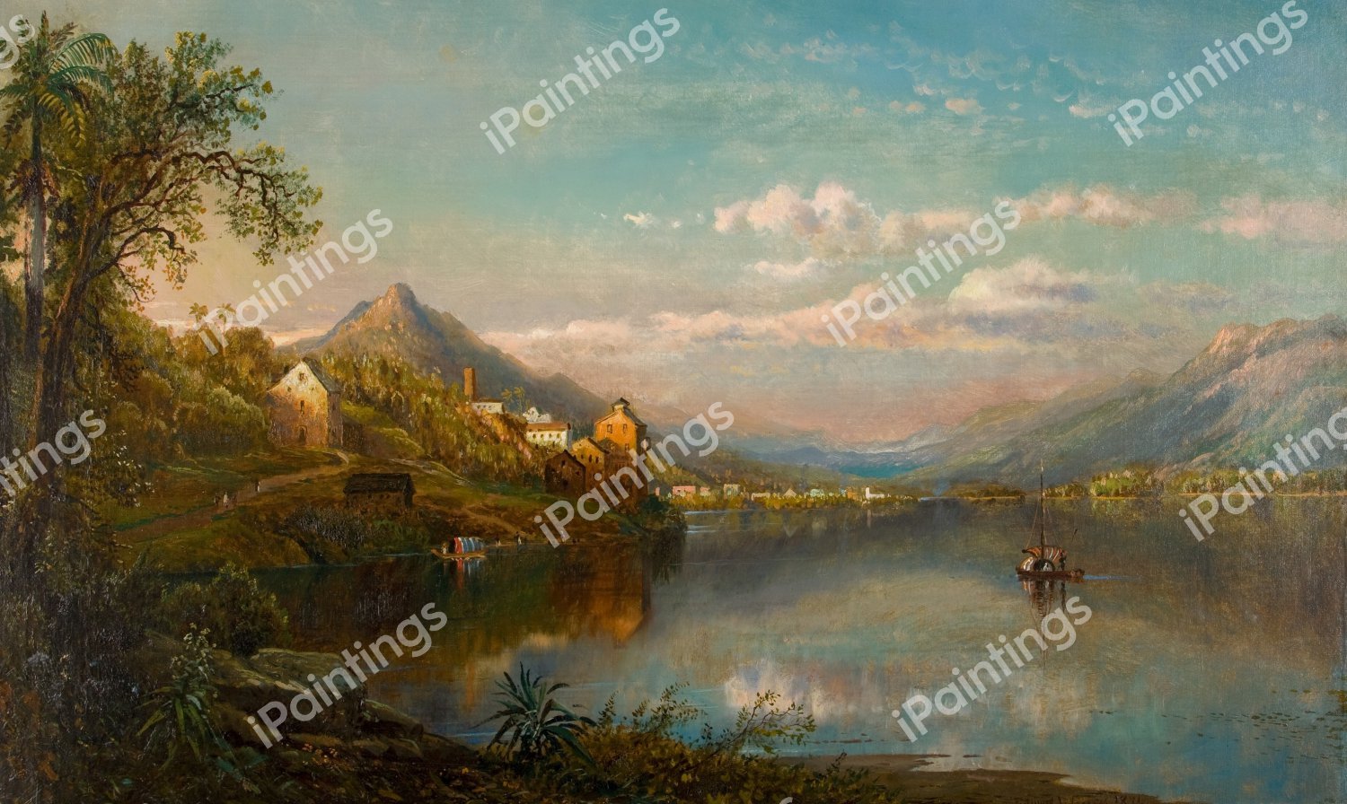 A View of Cuba. The painting by Edmund Darch Lewis