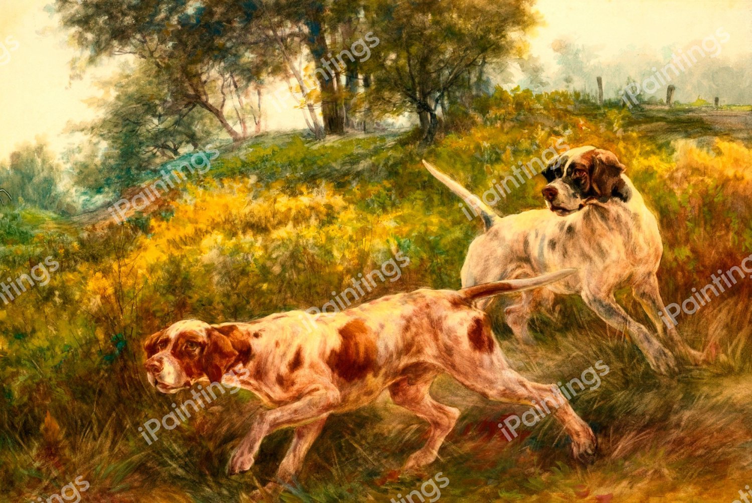 Two Pointers. The painting by Edmund Henry Osthaus