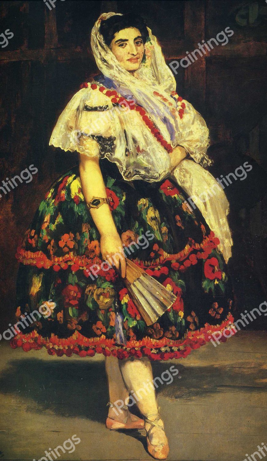 Lola of Valence. The painting by Edouard Manet