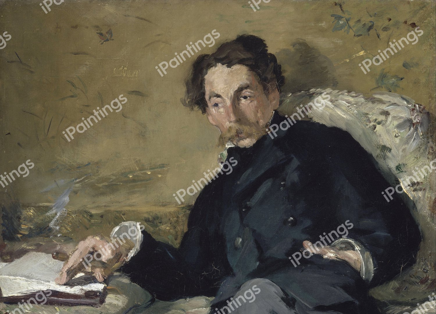 Stephane Mallarme. The painting by Edouard Manet